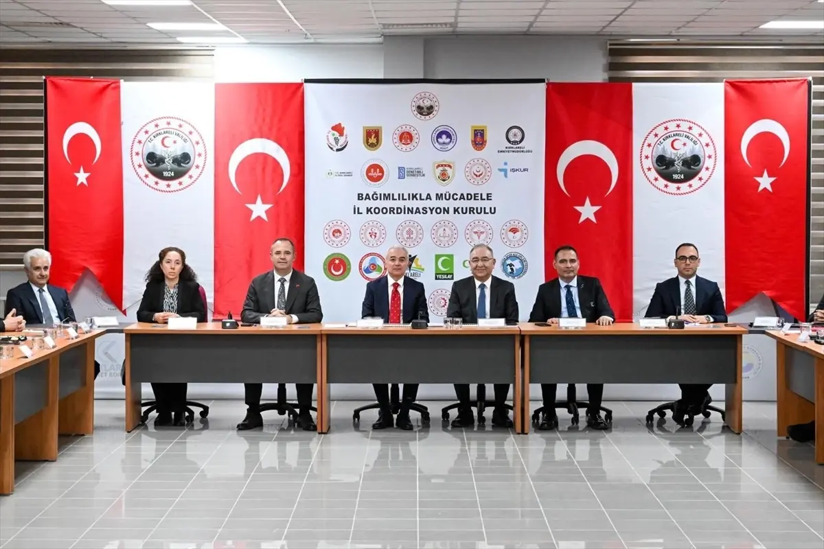 Kırklareli'de Bağımlılıkla Mücadele İl Koordinasyon Kurulu Toplantısı Gerçekleştirildi