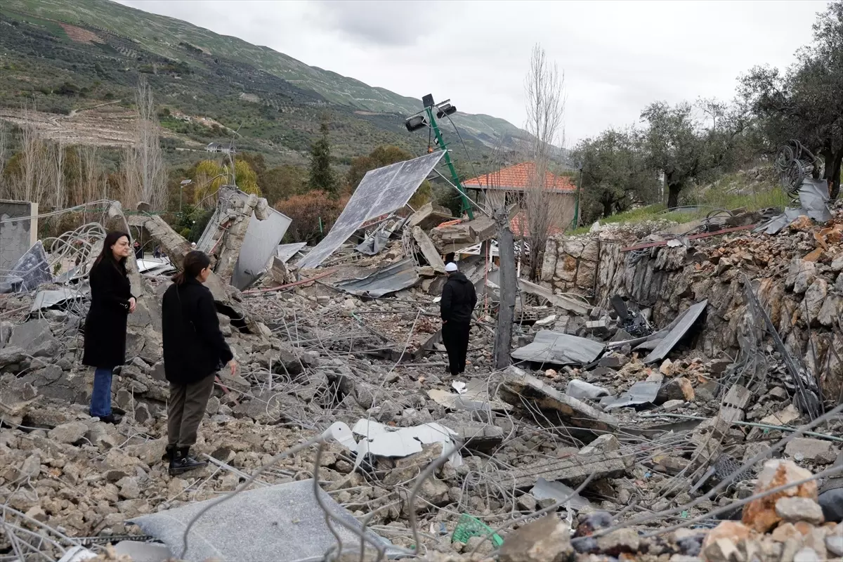 Lübnan'ın Hasbaya Beldesi İsrail Saldırısına Maruz Kaldı
