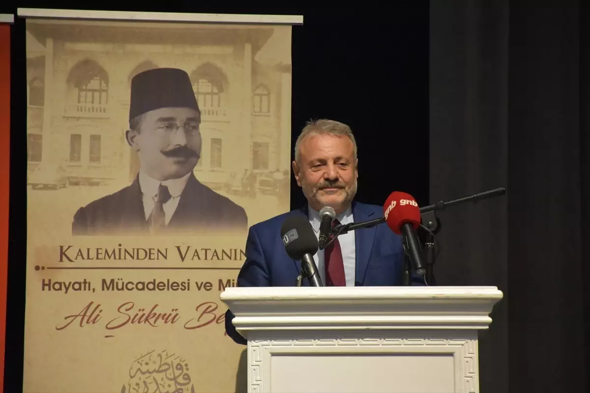 Ali Şükrü Bey Anısına 103. Yıl Dönümünde Sempozyum Gerçekleştirildi