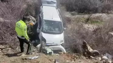 Kaza sonrası araç görüntüsü