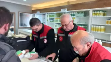 Denetim sırasında çekilen fotoğraf