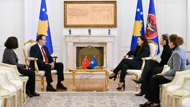 Osmani, Türkiye'nin Priştine Büyükelçisi Angılı'yı Kabul Etti: İkili İlişkiler Güçleniyor