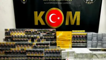 Ele geçirilen kaçak sigara paketleri