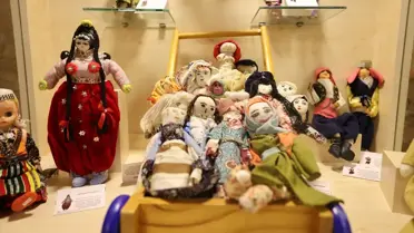 Müzeden bir örnek sergi fotoğrafı