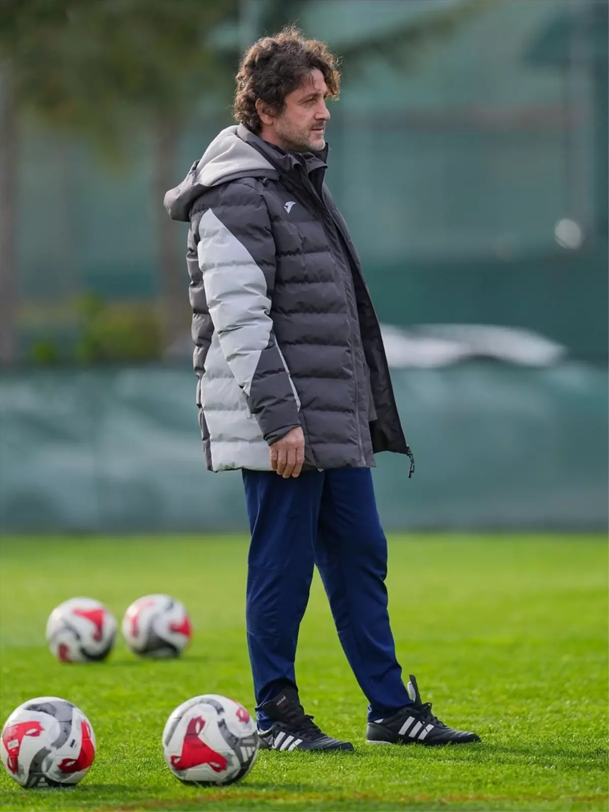 Trabzonspor antrenman sahasında Galatasaray maçı hazırlığı