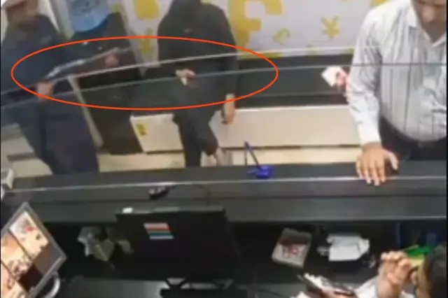 Olay anındaki görüntü