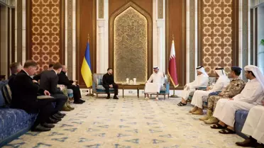 Zelenskiy Katar Emirliği'nde Savunma Ortaklığı Anlaşması İmzaladı