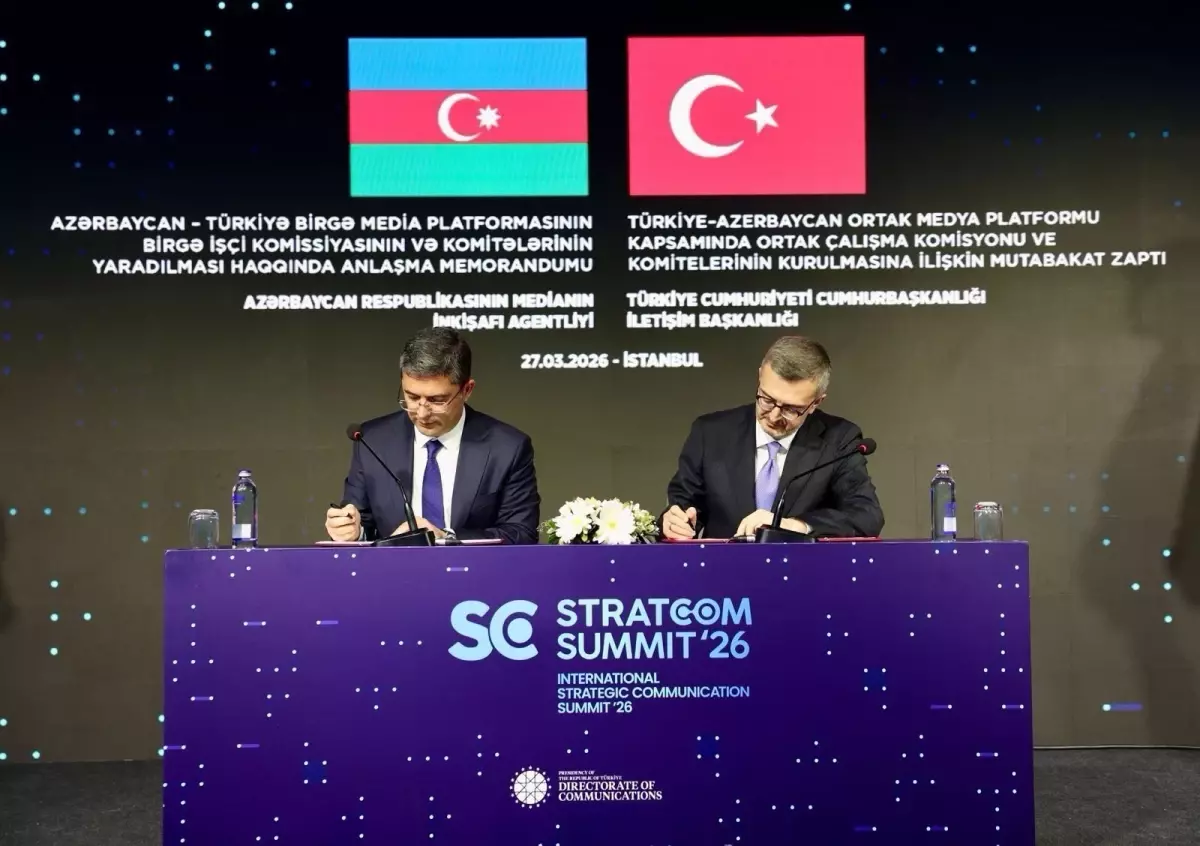 İletişim Başkanlığı ve Azerbaycan Medya Kalkınma Ajansı temsilcileri