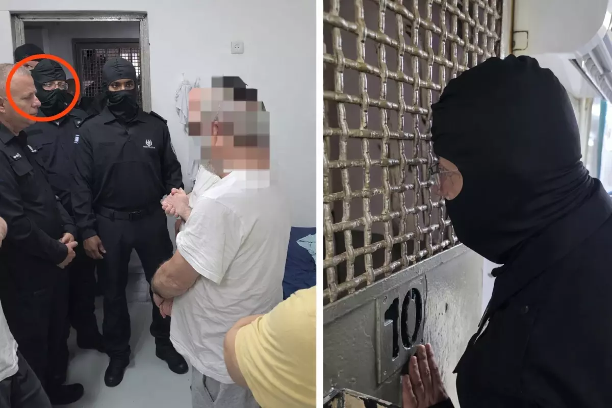 Ben-Gvir gardiyan kıyafetiyle hapishane önünde