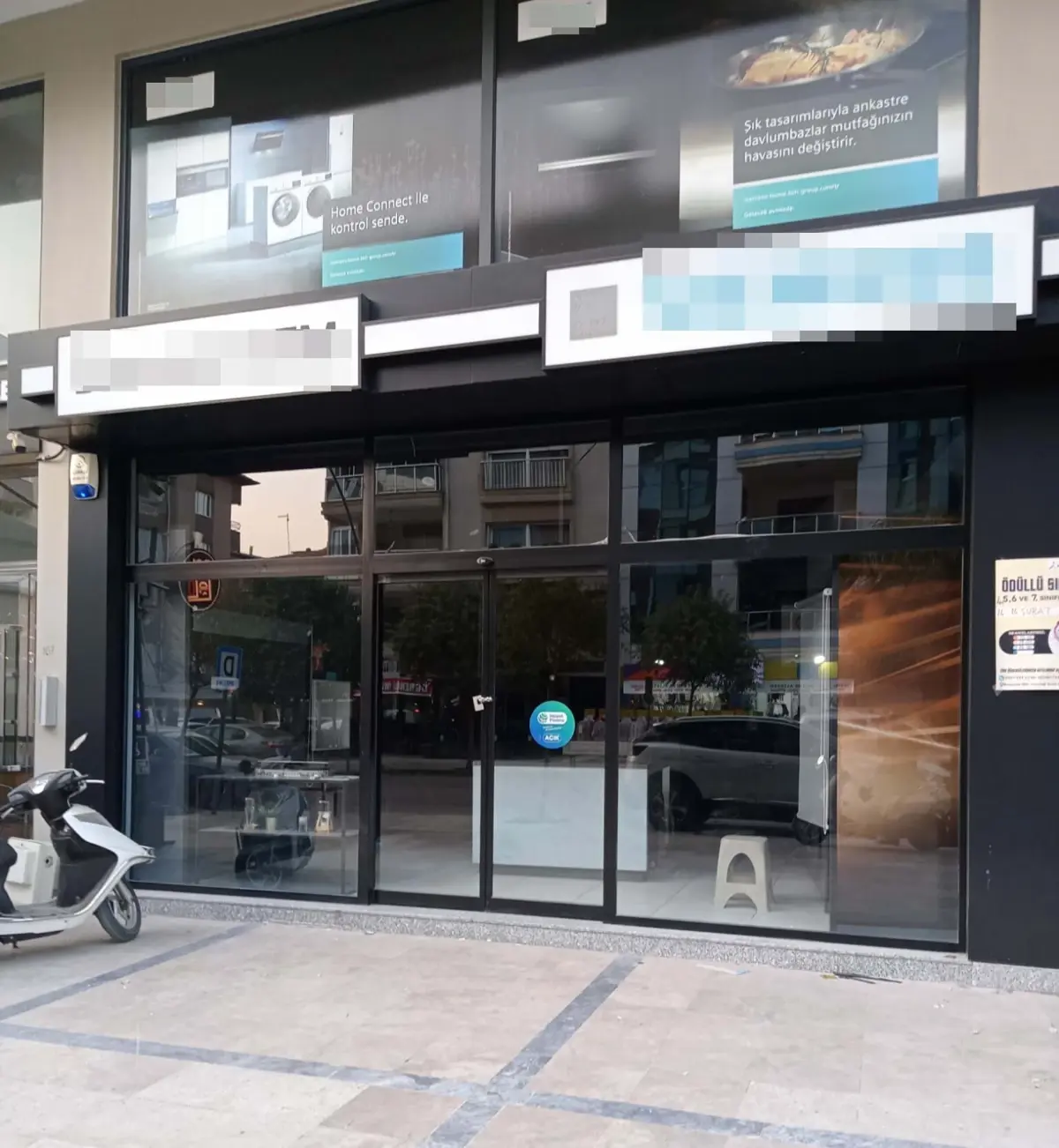 Salihli beyaz eşya mağazası dış görünüşü