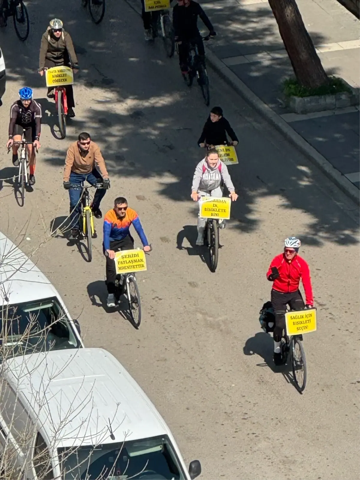 Samsun’da bisikletli farkındalık etkinliği