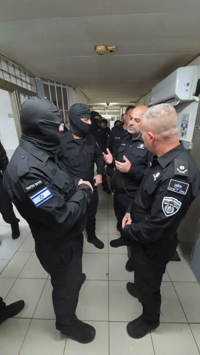 Bakan Ben‑Gvir hapishane içinde