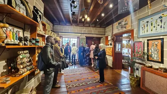 Afrikalı Öğrenciler Ankara’da Afrika Kültür Evi’ni Keşfetti