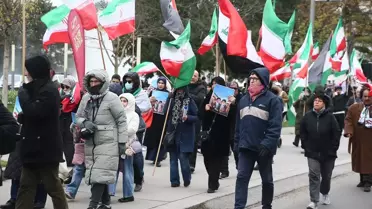 Viyana’da 200 Kişi ABD ve İsrail’e Yönelik Protesto Düzenledi