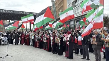 Yürüyüş sırasında çekilmiş fotoğraf