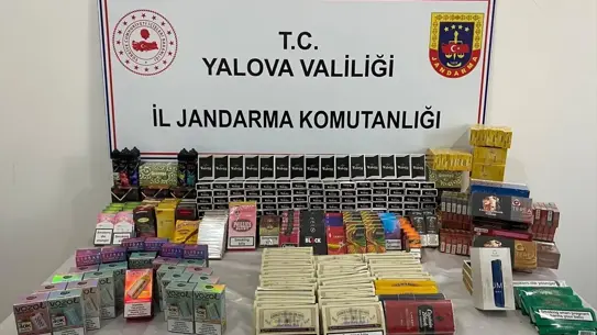 Yalova’da Kaçak Malzeme Operasyonu: 2 Şüpheli Gözaltında