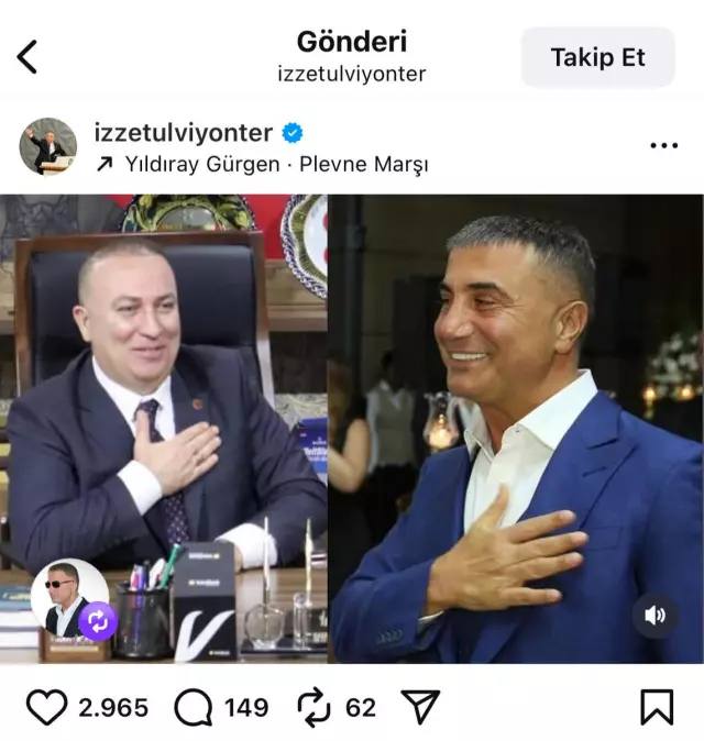 İzzet Ulvi Yönter konuşma anı