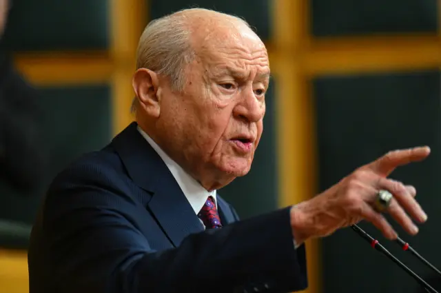 Devlet Bahçeli açıklama yapıyor