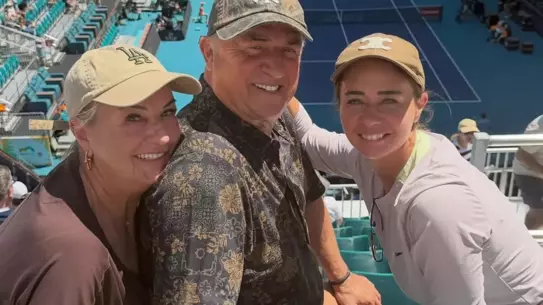 Fatih Terim ve Ailesi Miami Açık'ta Keyifli Anlar Yaşadı