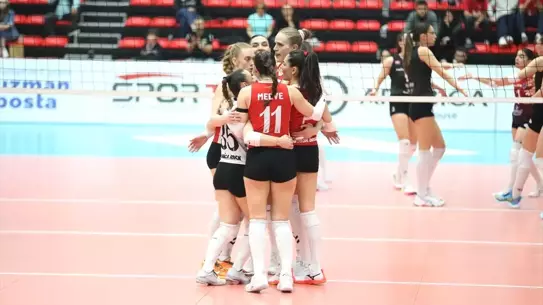 Yarı final maçından bir anlık görüntü