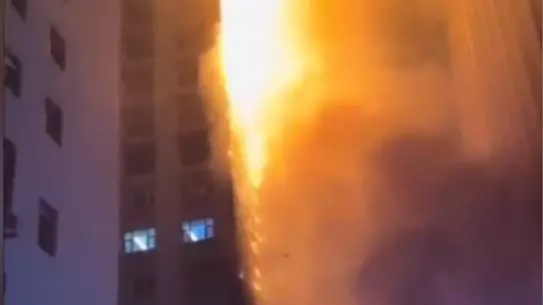 Yüksek katlı bina yangını anı