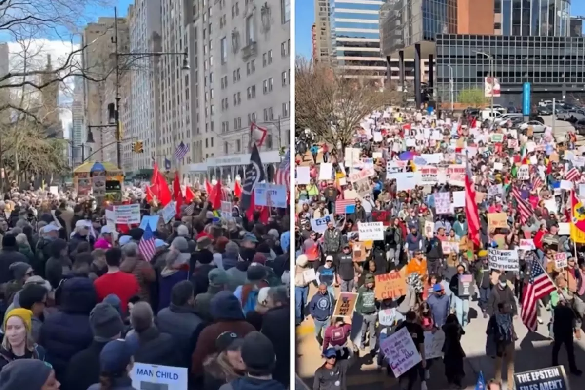 ABD'de 'Krallara Hayır' Gösterileri Milionyları Sokaklara Doldurdu