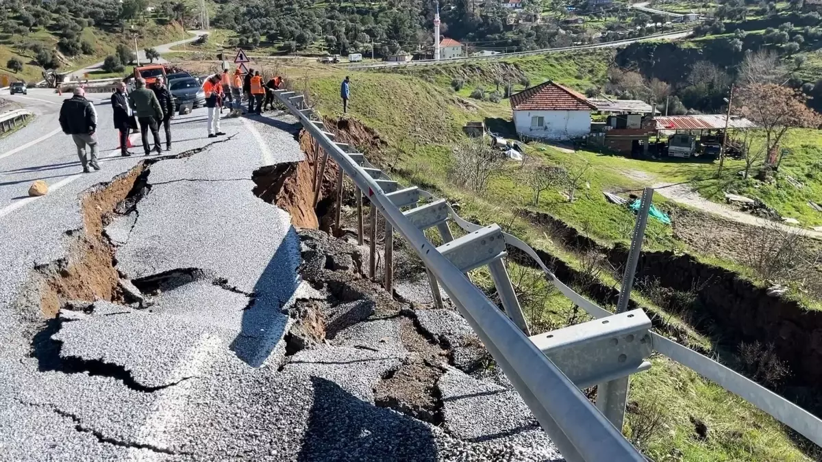 İncirliova‑Tire Karayolu’nda Şiddetli Yağış Sonrası İkinci Çökme