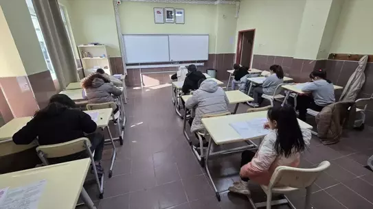 Kürek yarışmasında TED Edirne Koleji