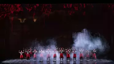 Edusa operasının prömiyer sahnesi