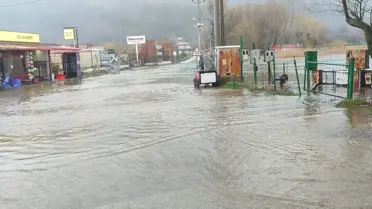Gölcük Gölü'nde sel sonrası su seviyesi