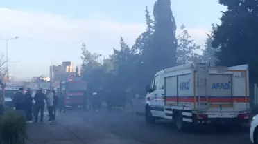 Yangın sonrası binanın görüntüsü