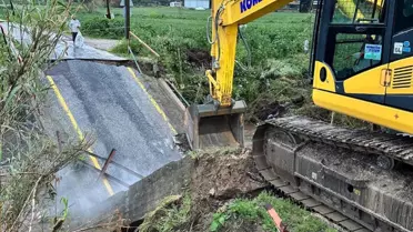 Köprünün çöküş anı