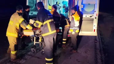 Kaza sonrası hasar gören otomobil