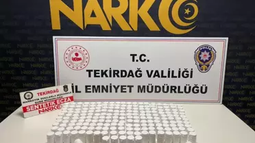 Operasyon sırasında ele geçirilen uyuşturucu maddeler