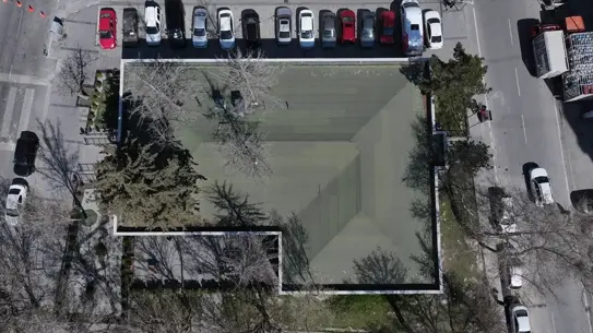 Sinan Kütüphanesi iç mekan görüntüsü