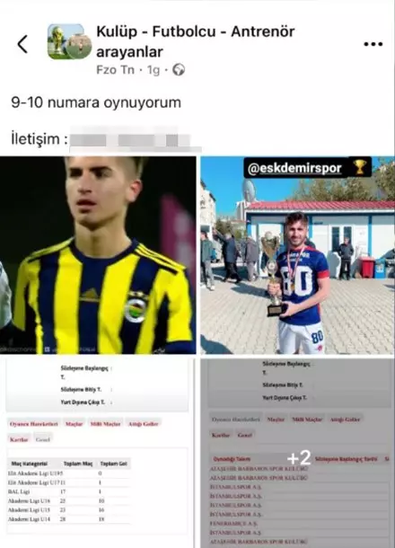 Oyuncunun gençlik fotoğrafı