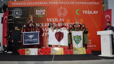 Şampiyonada çekilmiş aksiyon fotoğrafı