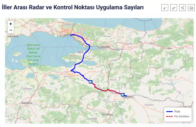 Mobil uygulama ekranı