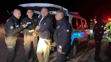 Aksaray’da Alkollü Sürücünün Polisle Kovalamacası Sulama Kanalına Son Verdi