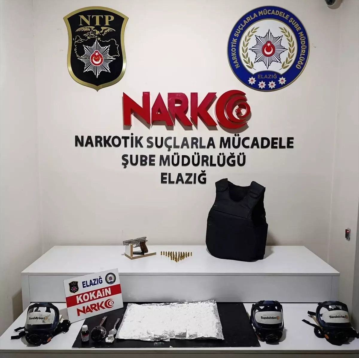 Elazığ’da 876 gram kokain ele geçirildi, bir şüpheli tutuklandı