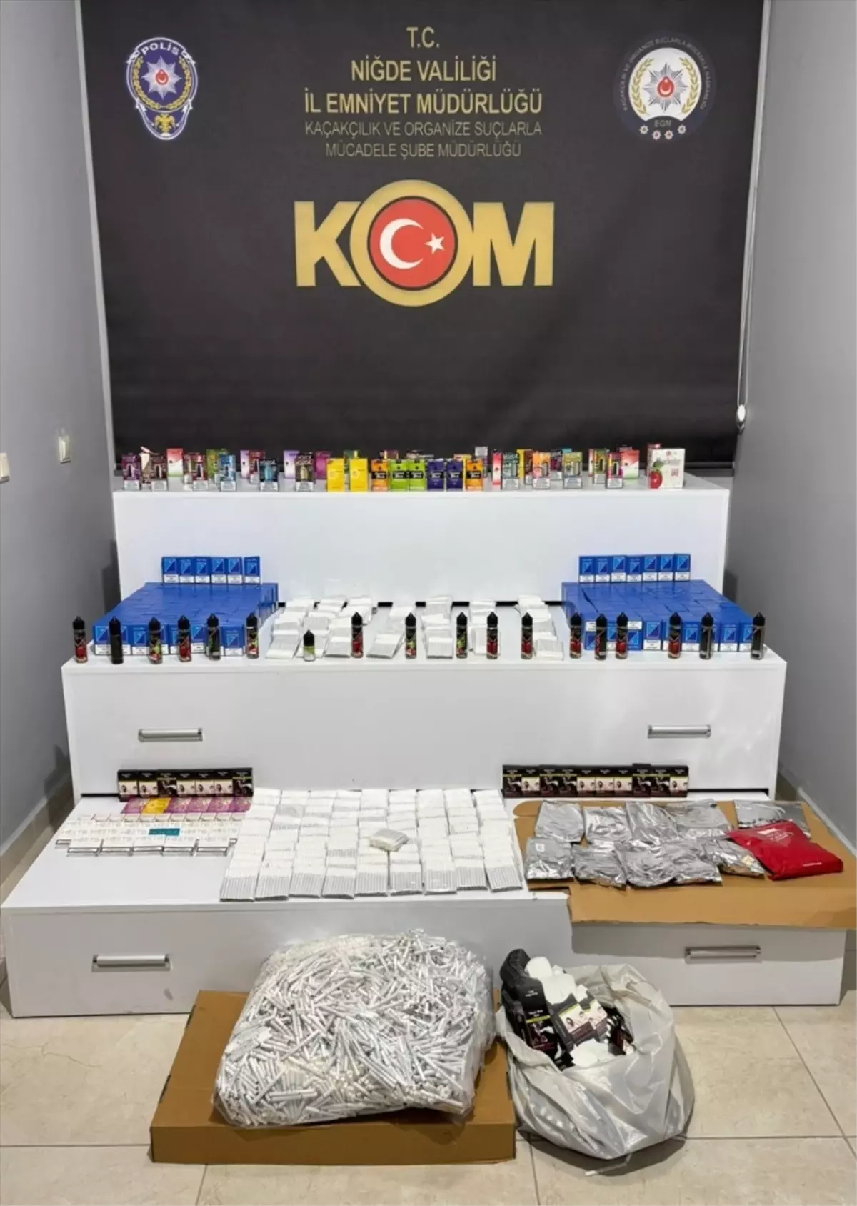 Niğde'de Kaçak Malzeme Operasyonu: İki Şüpheli Gözaltına Alındı