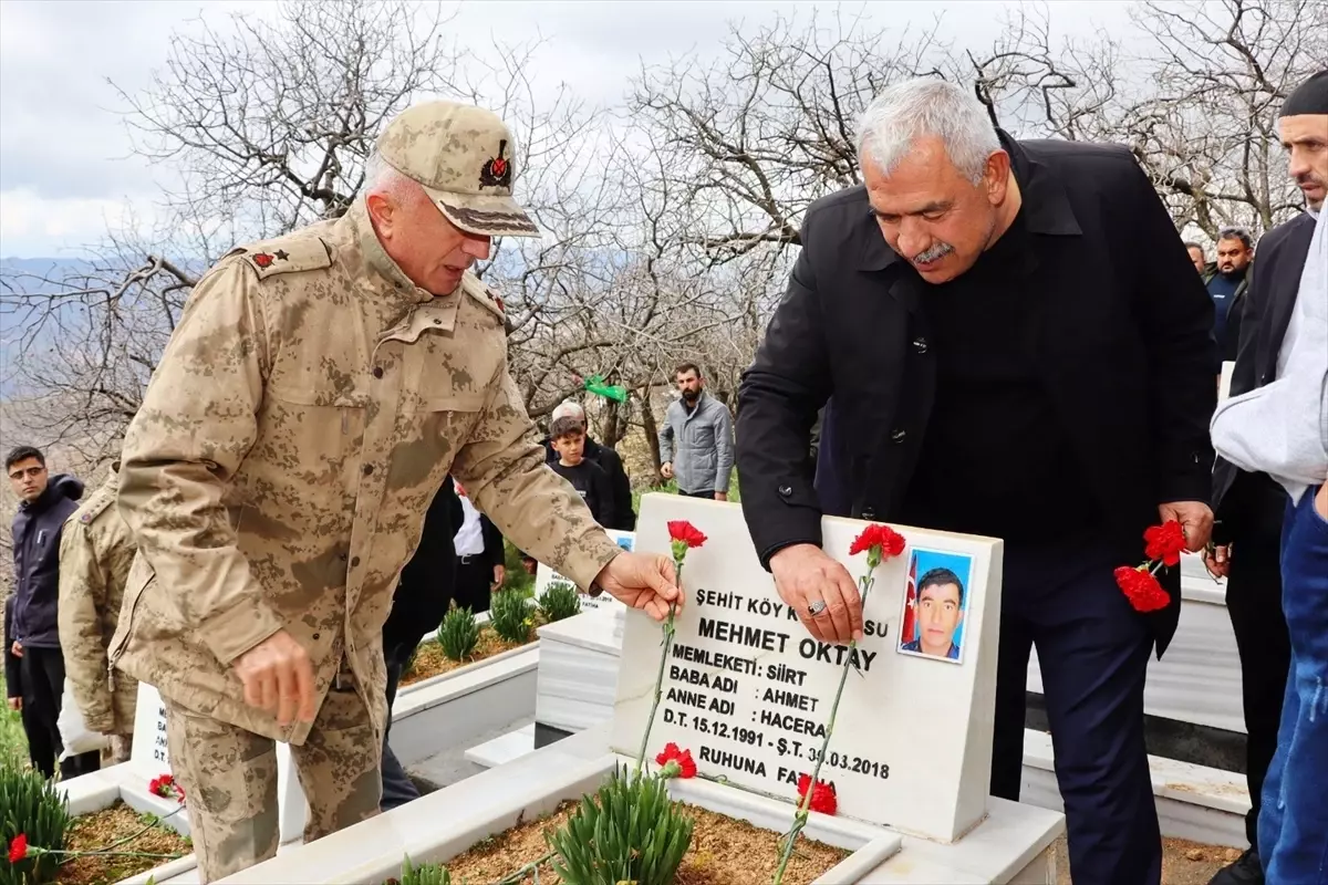 Siirt’te 8 Yıllık Yas Tutulan Şehitler Anma Töreni