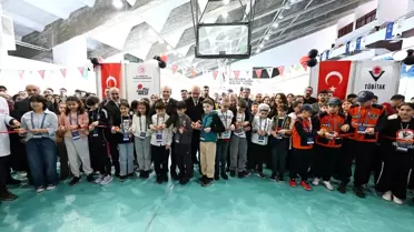 Sergideki proje stantlarından birinin fotoğrafı