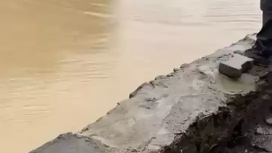 Beykoz sokaklarında su birikintileri