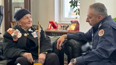 Jandarma Komutanı Ali Vanlı’nın konuk ağırlaması