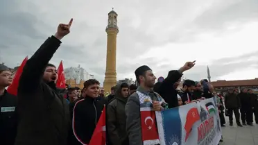 Eylem sırasında çekilmiş fotoğraf