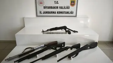 Ele geçirilen silahlar ve mühimmat