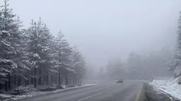 Temizleme ekipleri yol çalışması yapıyor