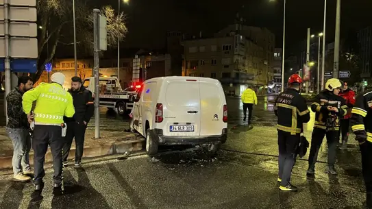 Kaza anındaki araç çarpışması