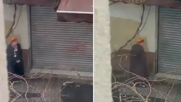 Vezneciler KYK kız yurdu önündeki tartışmalı sahne